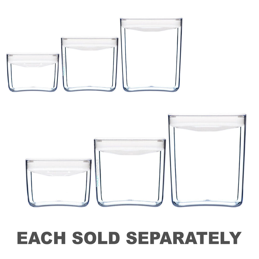 ClickClack Pantry Cube Container 3pcs (White)