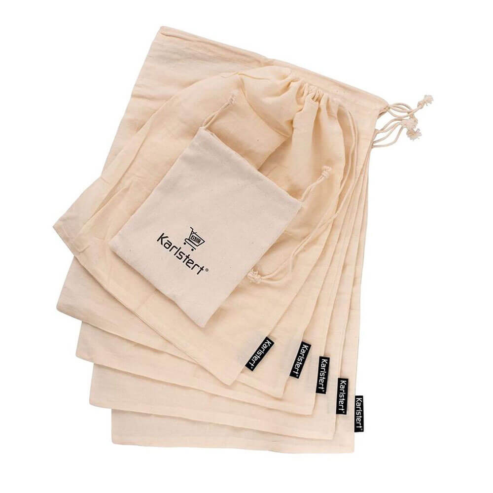 Karistert Muslin Produce Bags (5pcs)