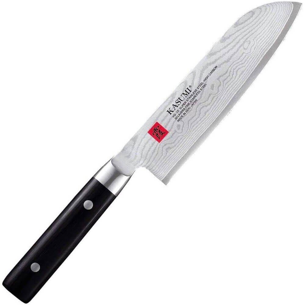 Kasumi Damascus Santoku Knife 18cm