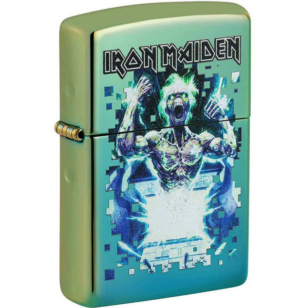 Zippo Iron Maiden High Polished Teal Lighter