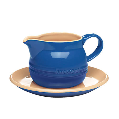 Chasseur La Cuissn Gravy Boat and Saucer