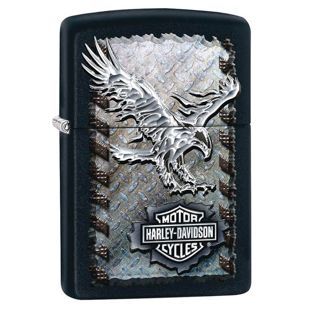Zippo Harley Davidson Iron Eagle Matte Lighter (Black)