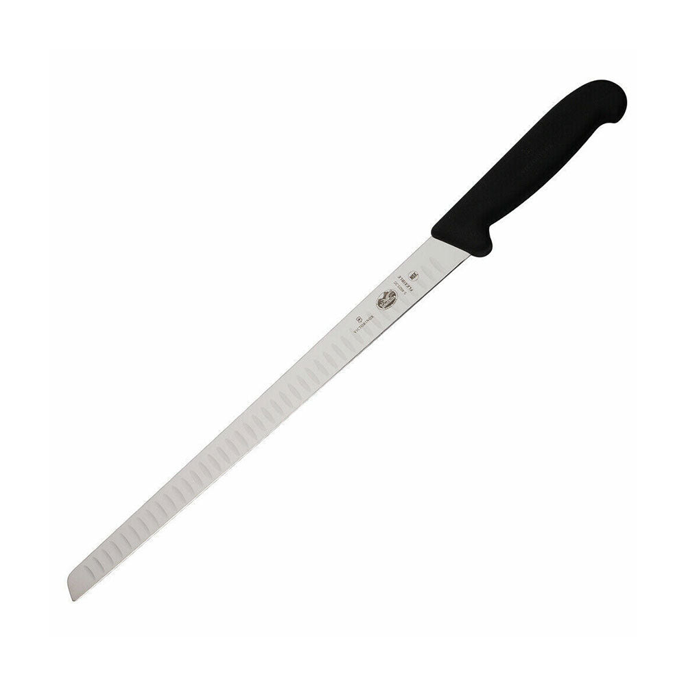 Flexible Blade Fluted Edge Salmon Knife Fibrox 25cm (Black)