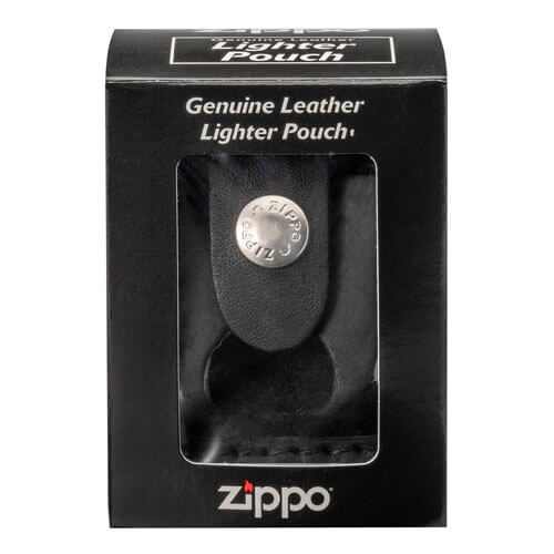 Zippo Leather Pouch with Wide Loop and Thumb Notch