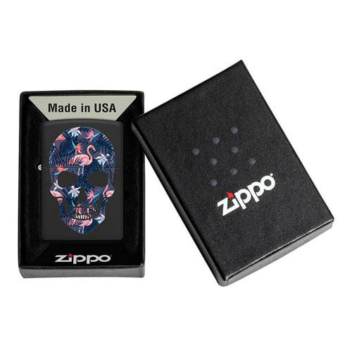 Zippo Flemingo Skull Design Lighter