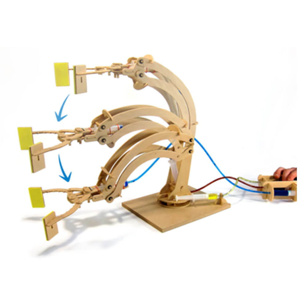 Pathfinders Hydraulic Robotic Arm Wooden Kit