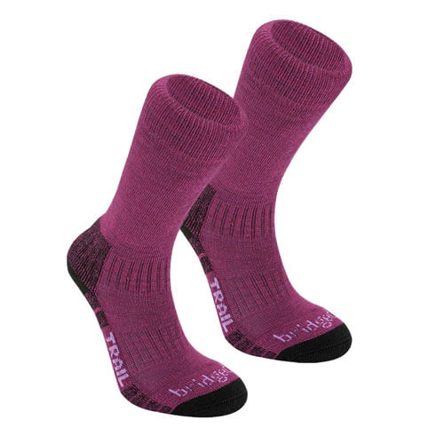 Hike Lightweight Performce Womens Sock Berry