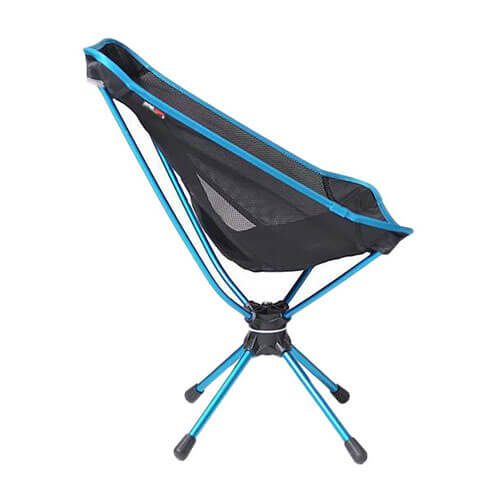 Swivel Chair (Black w/ Blue Frame)