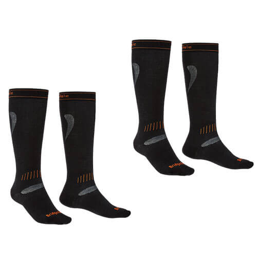 Ski Ultra Fit Sock Black/Orange