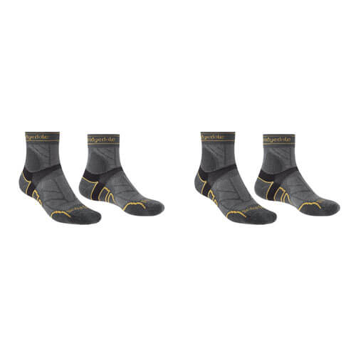 Men's Merino Sport 3/4 Socks (Gunmetal)