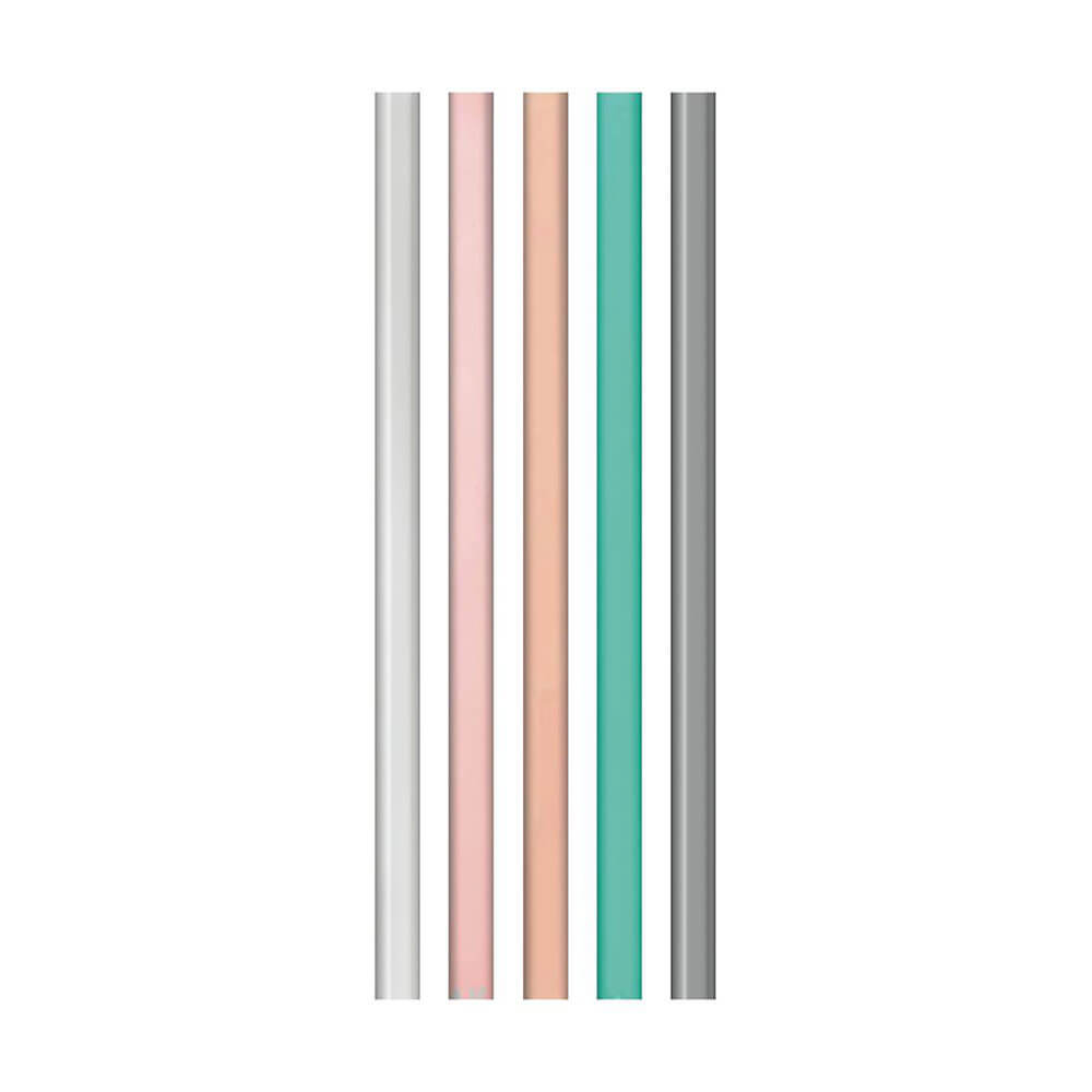 Horizon Reusable Straw Set 5pcs (Multicoloured)