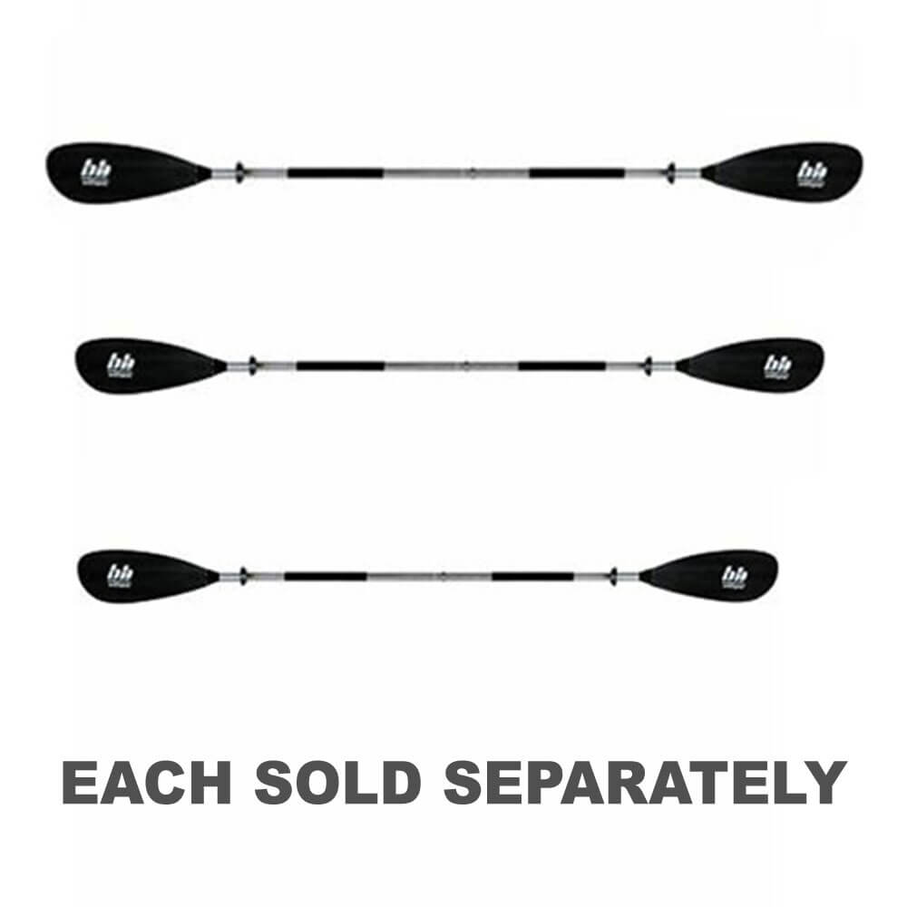 Whisper Aluminum Kayak Paddle 2pcs (Black)