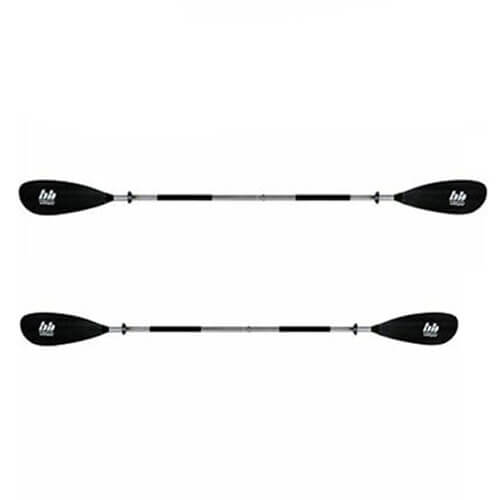 Whisper Aluminum Kayak Paddle 2pcs (Black)