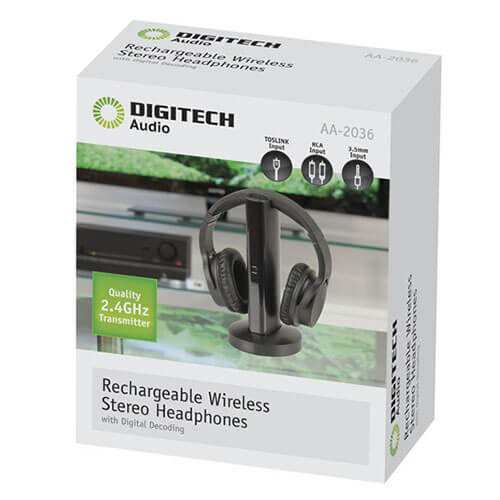 2.4GHz Wireless Rechargeable Stereo Headphones
