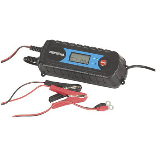 4 Stage 6/12V 4A Battery Charger w/ LCD Display