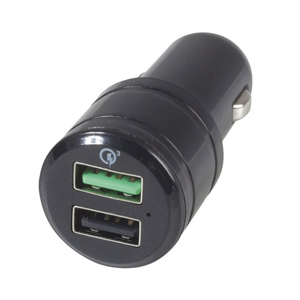 5.4A Dual USB Car Charger w/ Qualcomm Quick Charge 3.0