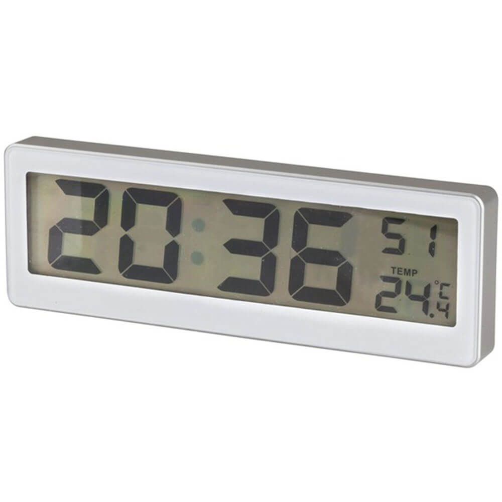LCD Clock w/ Thermometer