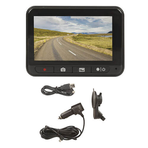 1080p GPS Dash Camera with 2.7" LCD and Wi-Fi