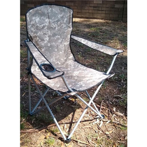 Folding Camo Camping Chair