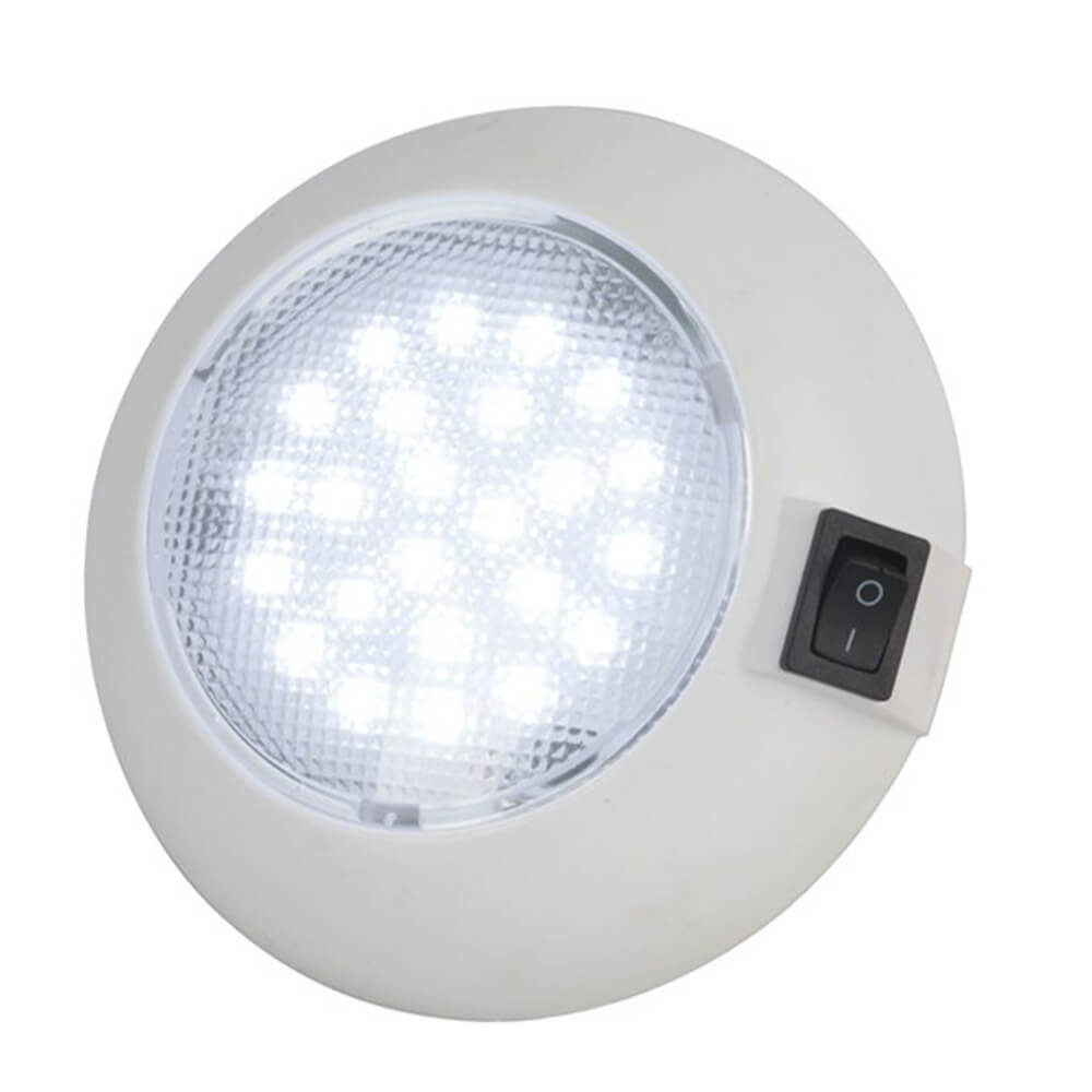 Dome Type LED Light and Switch (115mm)