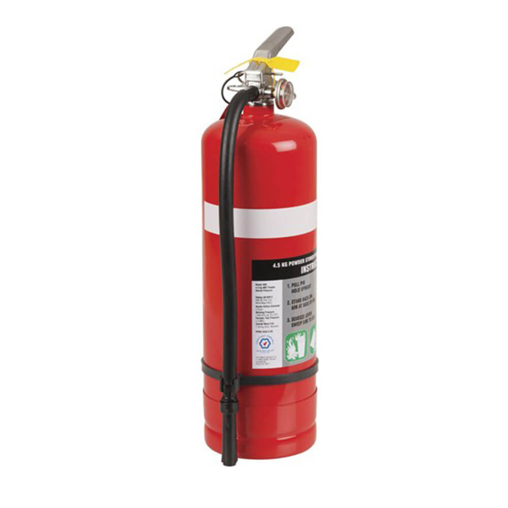4.5kg Fire Extinguisher (4A:60B:E Metal Bracket)