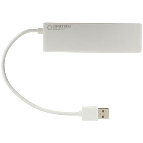 Digitech 4 Port USb 2.0 Slimline Hub