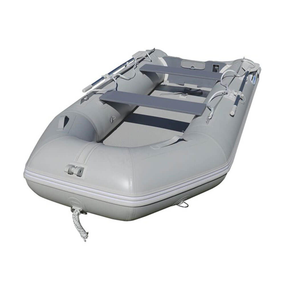 Inflatable PVC Boat with Air Deck (Grey)