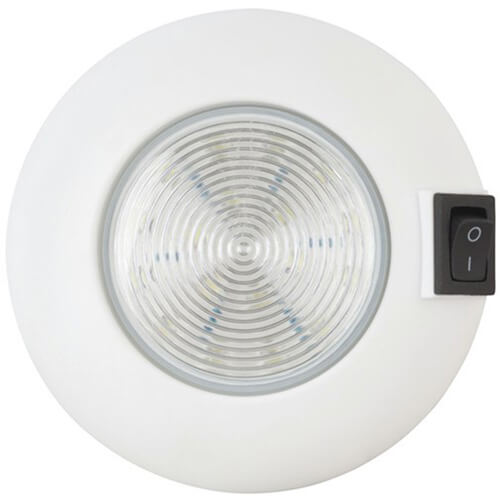 Dome Type LED Light and Switch (100mm)