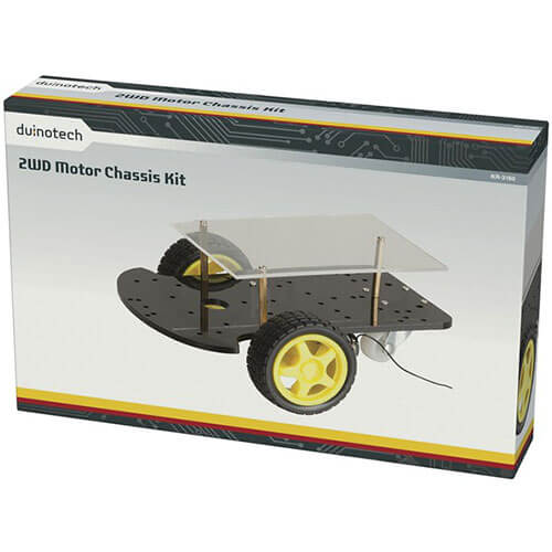 2 Wheel Drive Motor Chassis Robotics Programmable Kit
