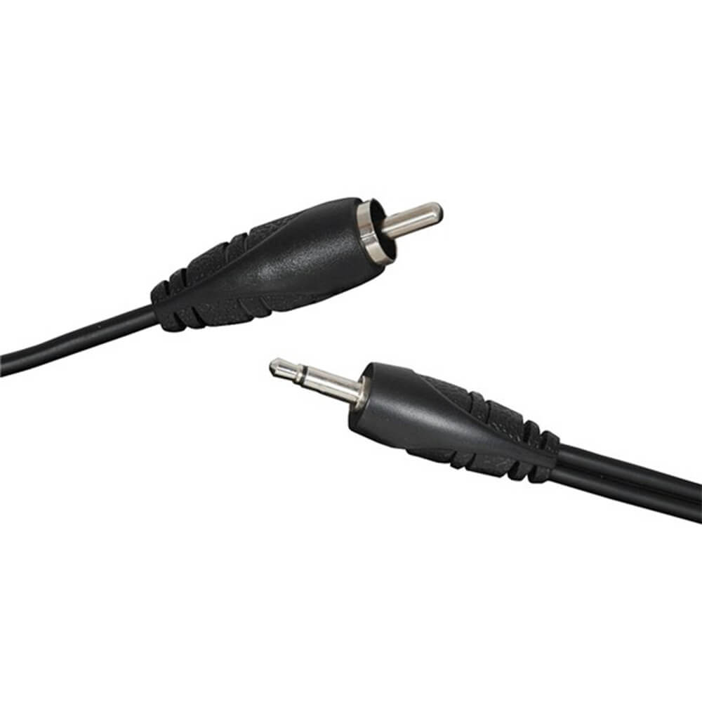 Audio Lead Plug RCA to Plug 3.5mm Mono 1.5m