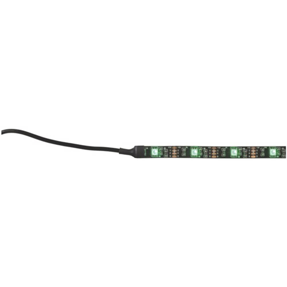 Trimmable RGB LED Strip Light w/ USB Remote (1m)