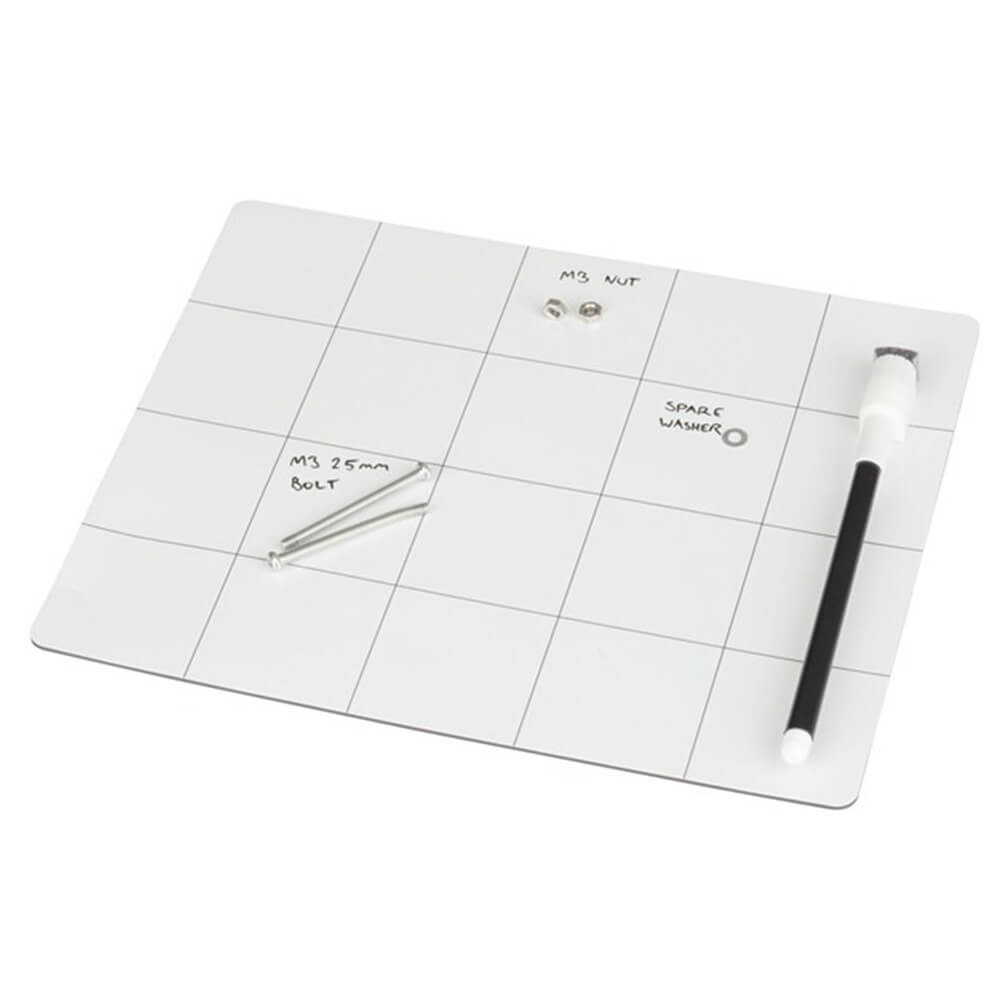 8 x 10 Inches Magnetic Work Mat (White Board)