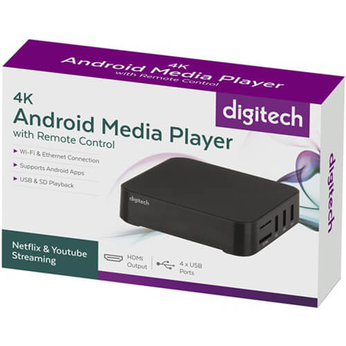Digitech Android Media Player 4K w/ Remote