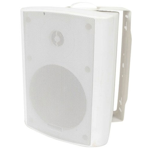4" Indoor Outdoor 2-way Adjustable Speaker w/ Mount (White)