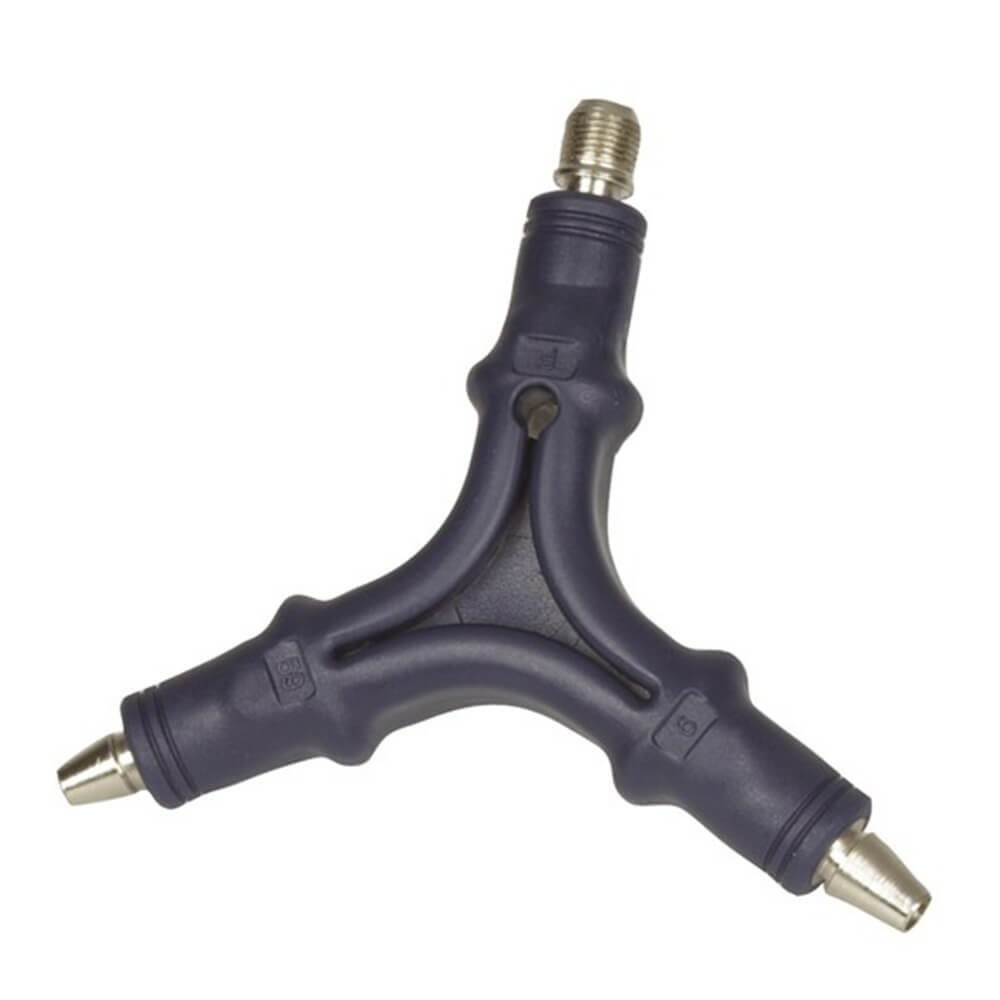 F Connector 3-Way Seating Pre-Threading and Flaring Tool