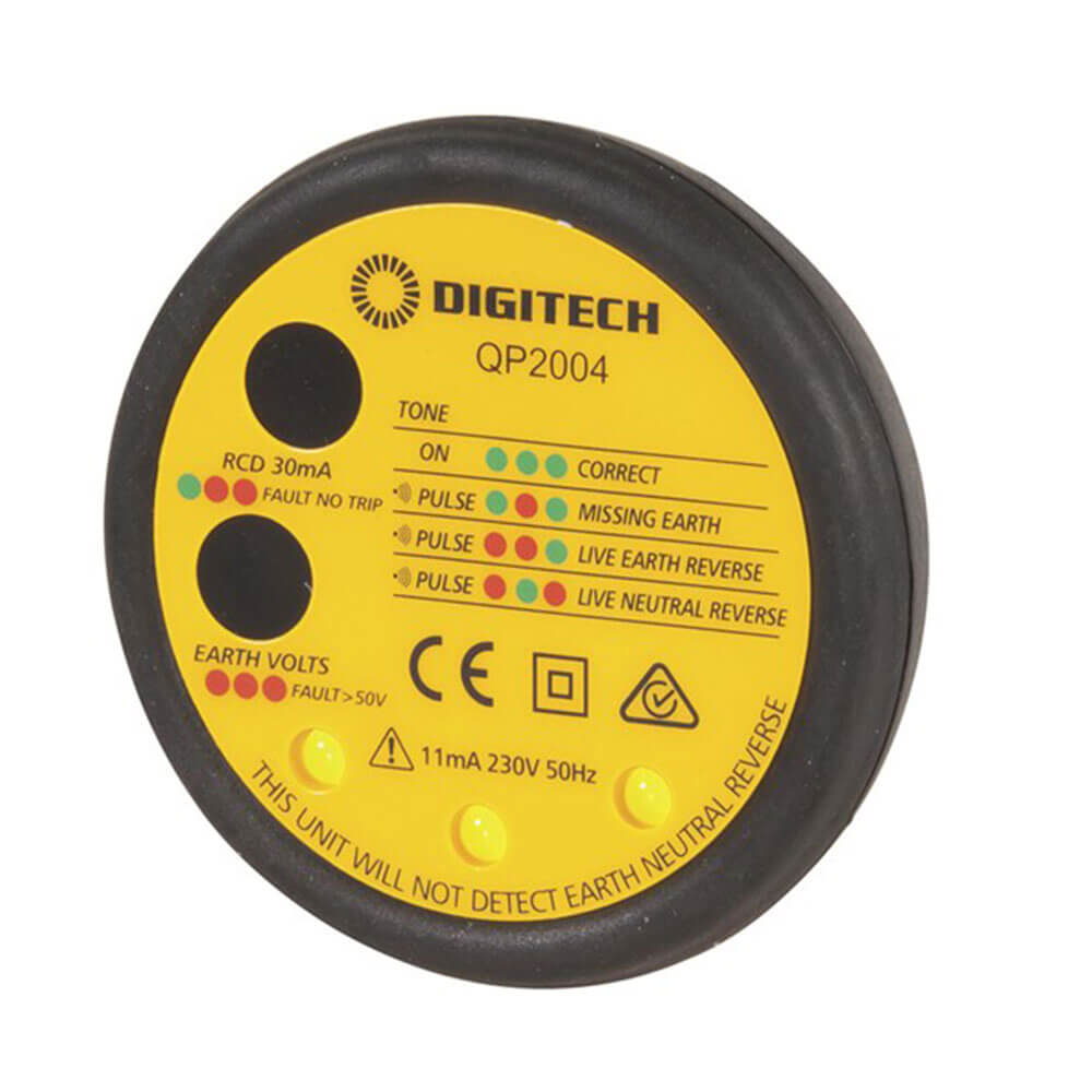 Digitech Electrical Power Point and Earth Leakage Tester