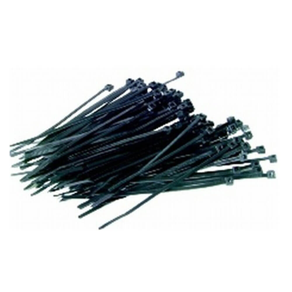 150x3.6mm Black Cable Ties (500 Pieces Pack)
