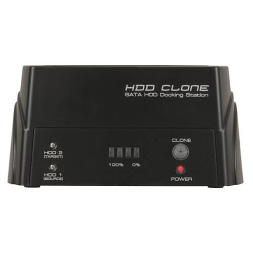 DUAL 2.5”/3.5” SATA HDD Docking Station with Clone Function