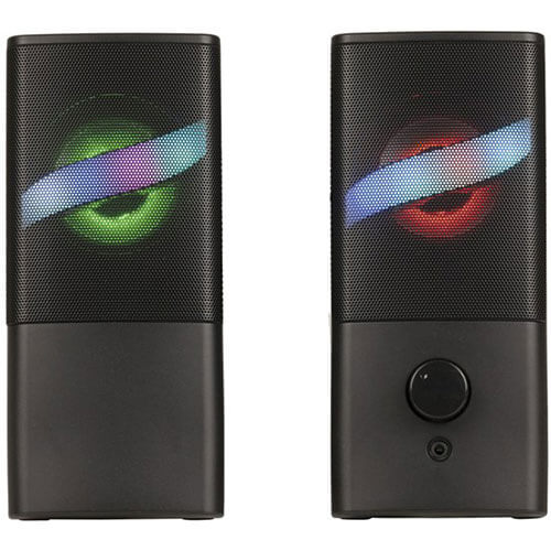 2-Channel USB Powered PC Speaker with RGB Lighting
