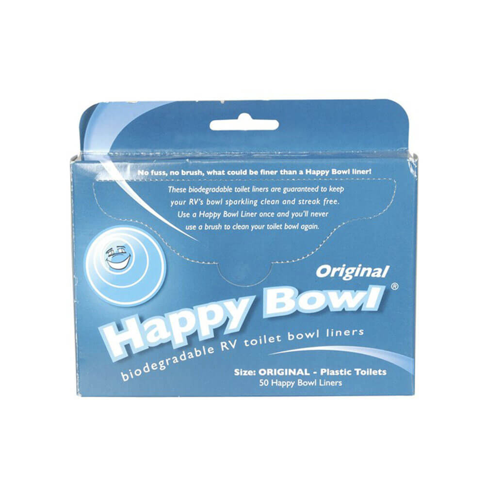 Happy Bowl Toilet Bowl Liners (50 Packs)