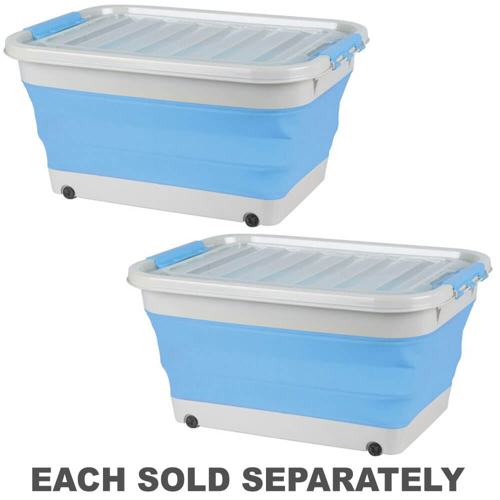 Blue Pop Up Tub with Lid