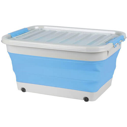 Blue Pop Up Tub with Lid