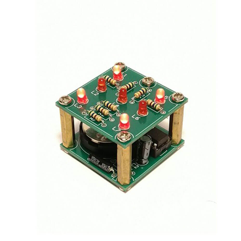Dice with LEDs Solder Learning Kit