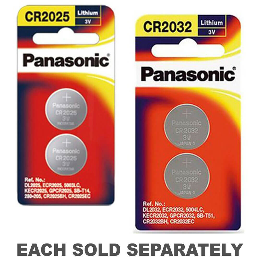 2 pack Panasonic Lithium Button Battery 3V