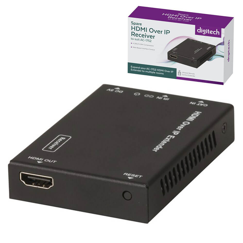 HDMI Over IP Receiver Extender (To Suit AC1752)
