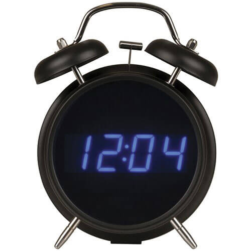 USB Powered LED Alarm Clock with FM Radio