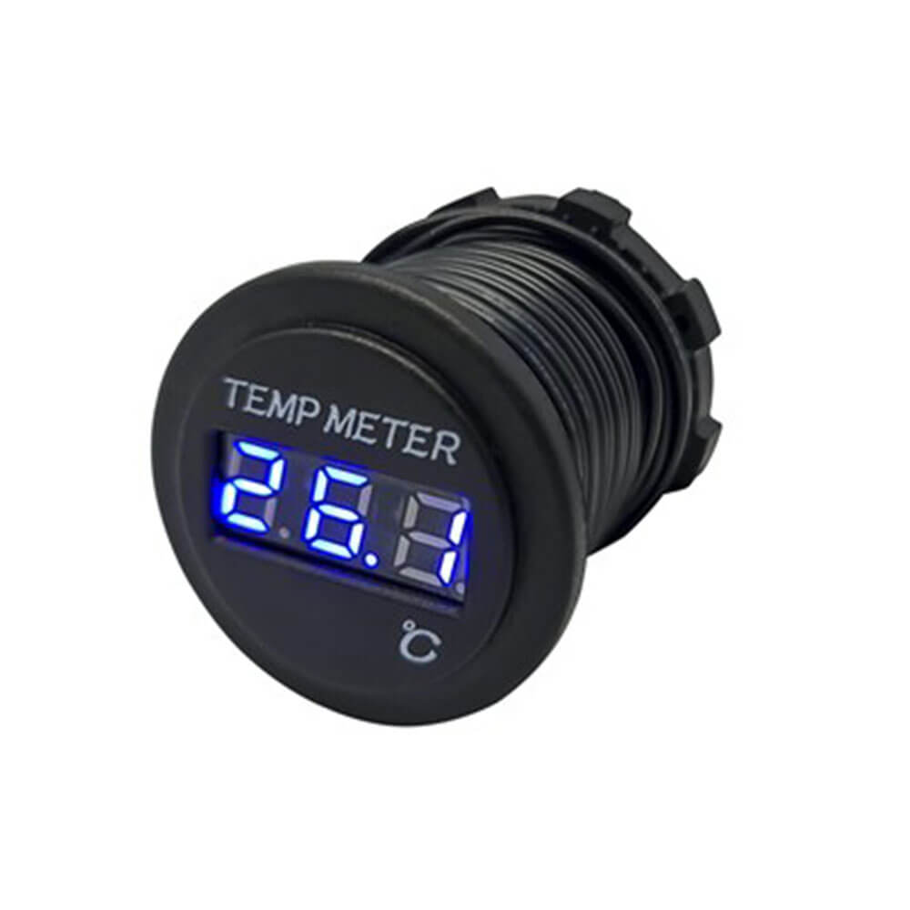 Blue LED Display Thermometer with External Sensor (3m)