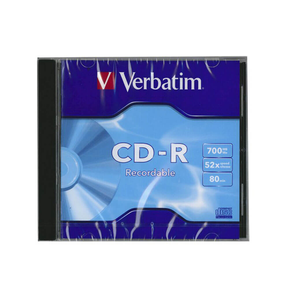 Verbatim Datalife CD-R Jewel Case (80min/700MB)