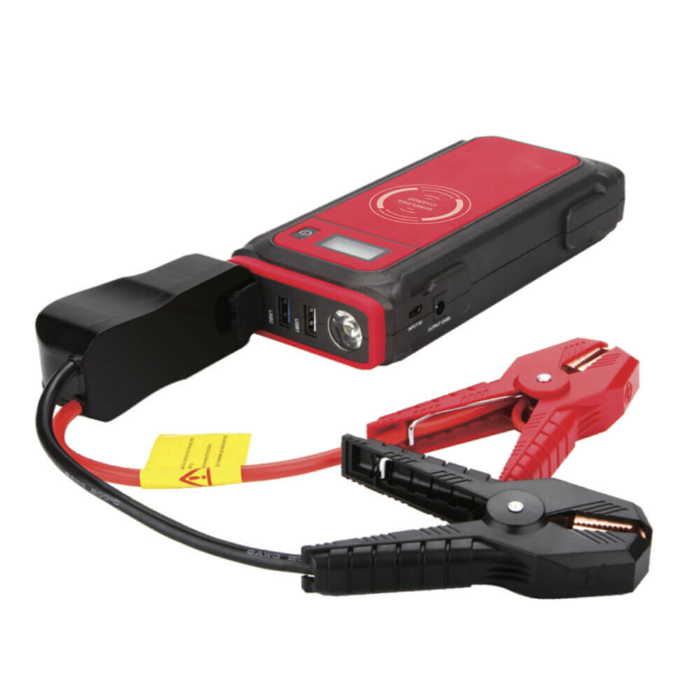 Jump Starter and Powerbank with Wireless Qi Charger (12V)