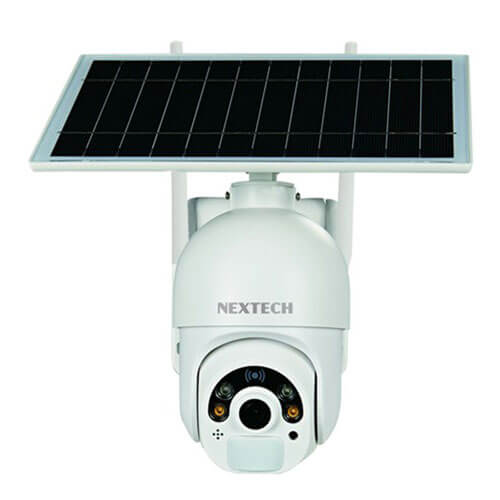 Nextech Smart Wi-Fi PTZ Camera with Solar Panel (1080p)